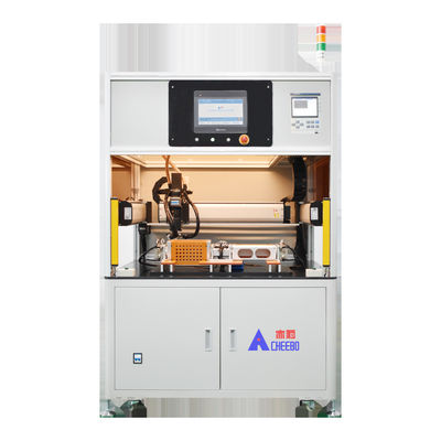 kaufen Einseitige Schweißmaschine mit Doppelstation für zylindrische Lithiumbatterien 18650 online manufacture