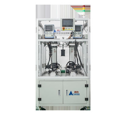 kaufen Vollautomatische zylindrische Batterie doppelseitige Mehrfachachsen-Präzisions-Lithiumbatterie-Punktschweißmaschine online manufacture