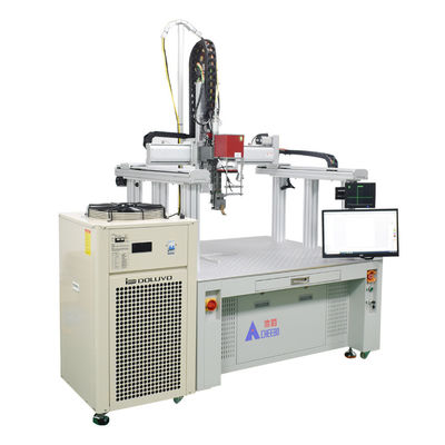 kaufen Quadratische große Monomerpräzision Lithiumbatterie Vibrationsspiegel Gantry Laser Schweißmaschine online manufacture