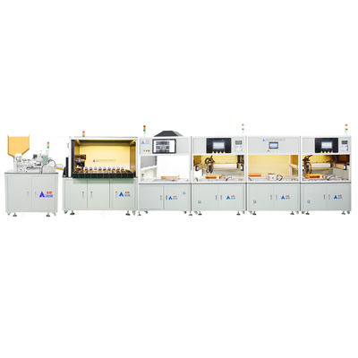 kaufen Doppelseitige 18650 zylindrische Lithiumbatterie automatische Spot-Schweißmaschine für Lithium-Ionen-Batterie-Pack Montagelinie online manufacture