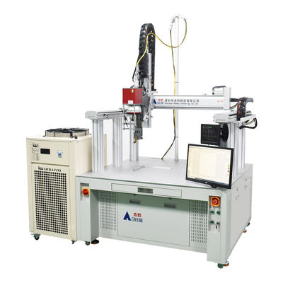 kaufen Gantry Laser Schweißmaschine für prismatische Lithium Batterie Pack Aluminium Nickel Busbar 32140 Automatische Laser Spot Schweißmaschine online manufacture